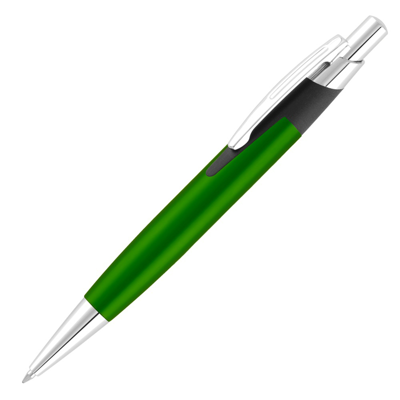 Green barrelled metal ballpen