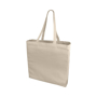 Natural shopper bag with long handles