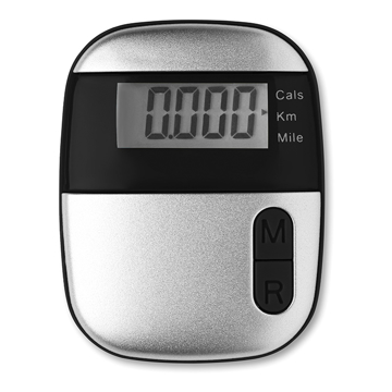 Black on mood pedometer with digital screen