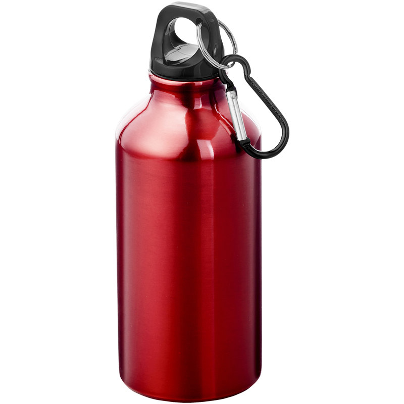 Oregon Drinking Bottle in red with Carabiner
