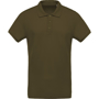 Organic Polo Shirt in khaki
