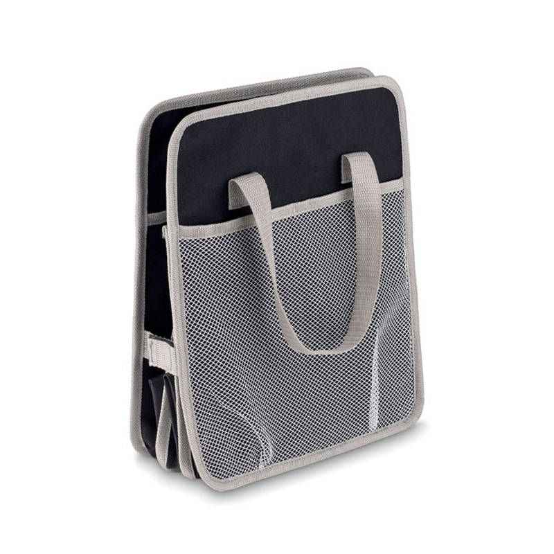 black car organiser folded