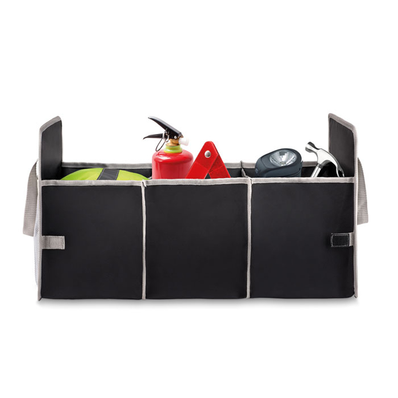 black car organiser side view