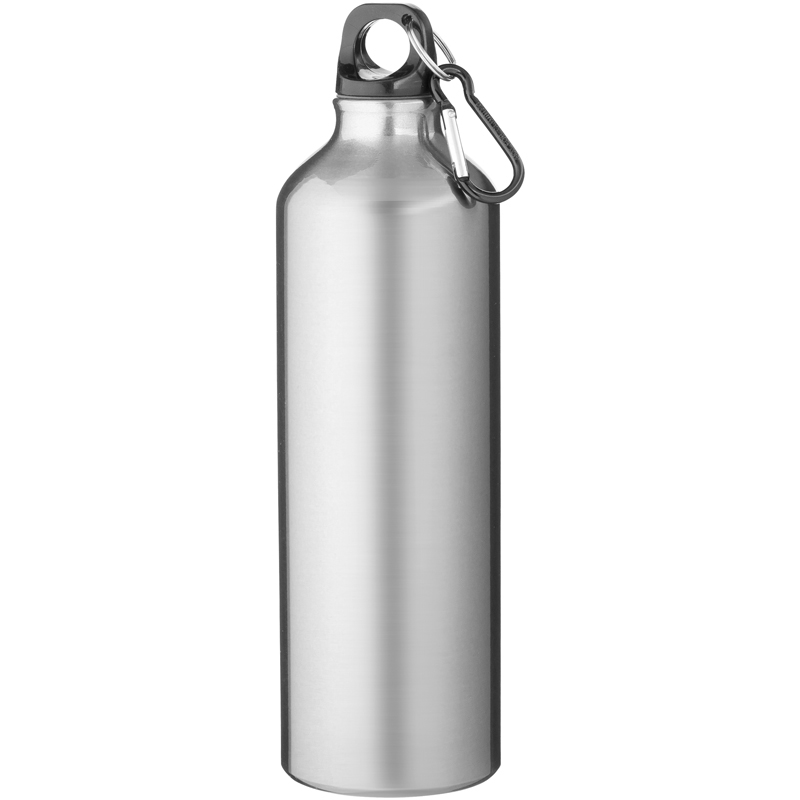 Large capacity solid silver metal water bottle