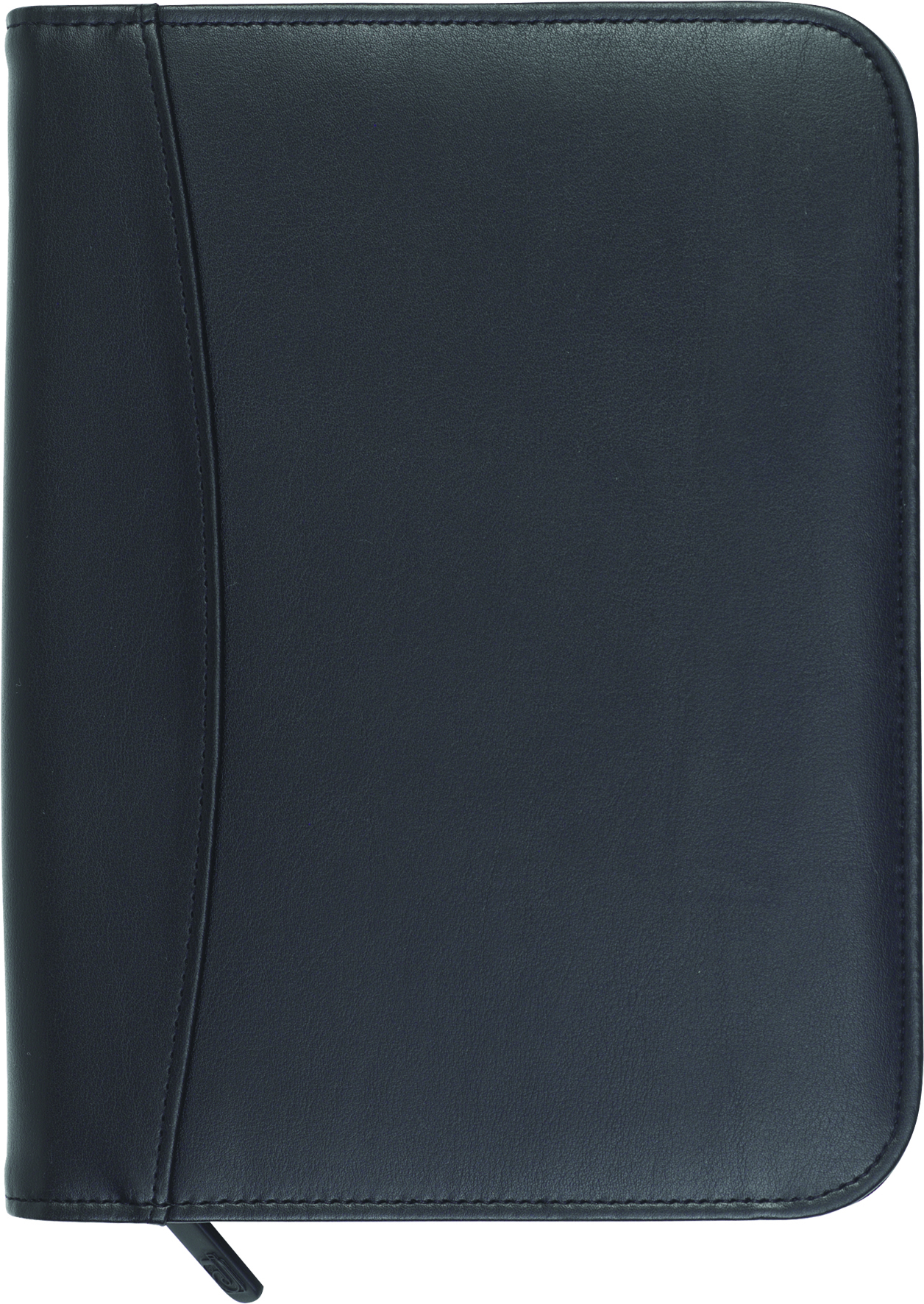 black A5 conference folder with soft padded cover