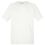 Performance Tee in green with crew neck in white