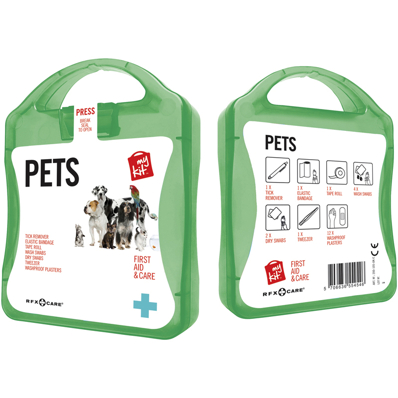 green pet care kit