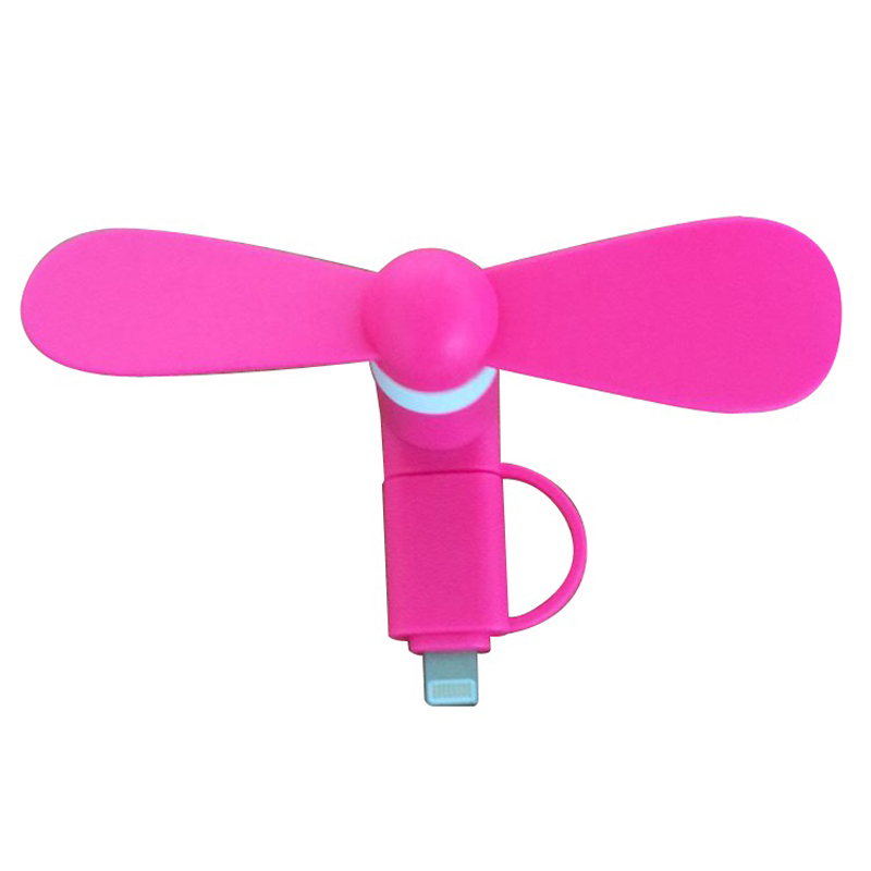 Magenta mini phone fan