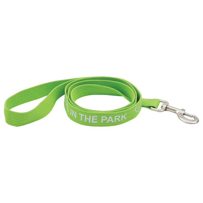 light green polyester dog lead