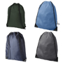 4 colours of premium nylon drawstring rucksack