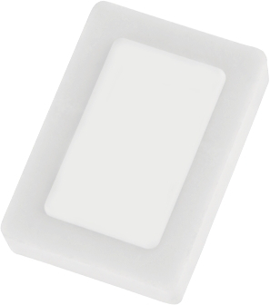 Rectangle Snap Eraser in white