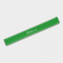 Recycled Flexi Ruler in green with 1 colour print