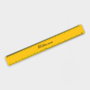 Recycled Flexi Ruler in yellow with 1 colour print
