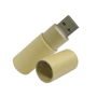 Recycled paper USB with cap off