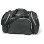 Ronda Bag in black with grey zip details