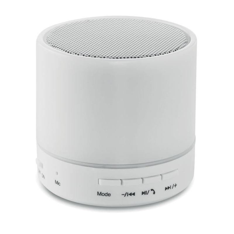 white round bluetooth speaker
