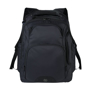 Rutter 17" Computer Backpack in black front view