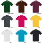 Safran Short Sleeve Polo with collar and 3 buttons