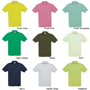 Safran Short Sleeve Polo with collar and 3 buttons