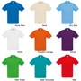 Safran Short Sleeve Polo with collar and 3 buttons
