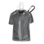 Sports Shirt Water Bottle With Clip - Black
