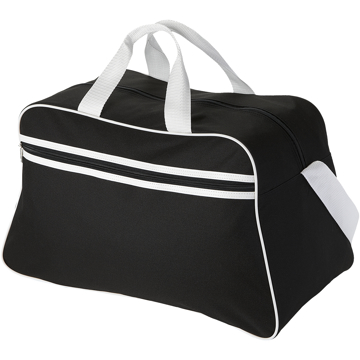 San Jose Sports Bag in black and white