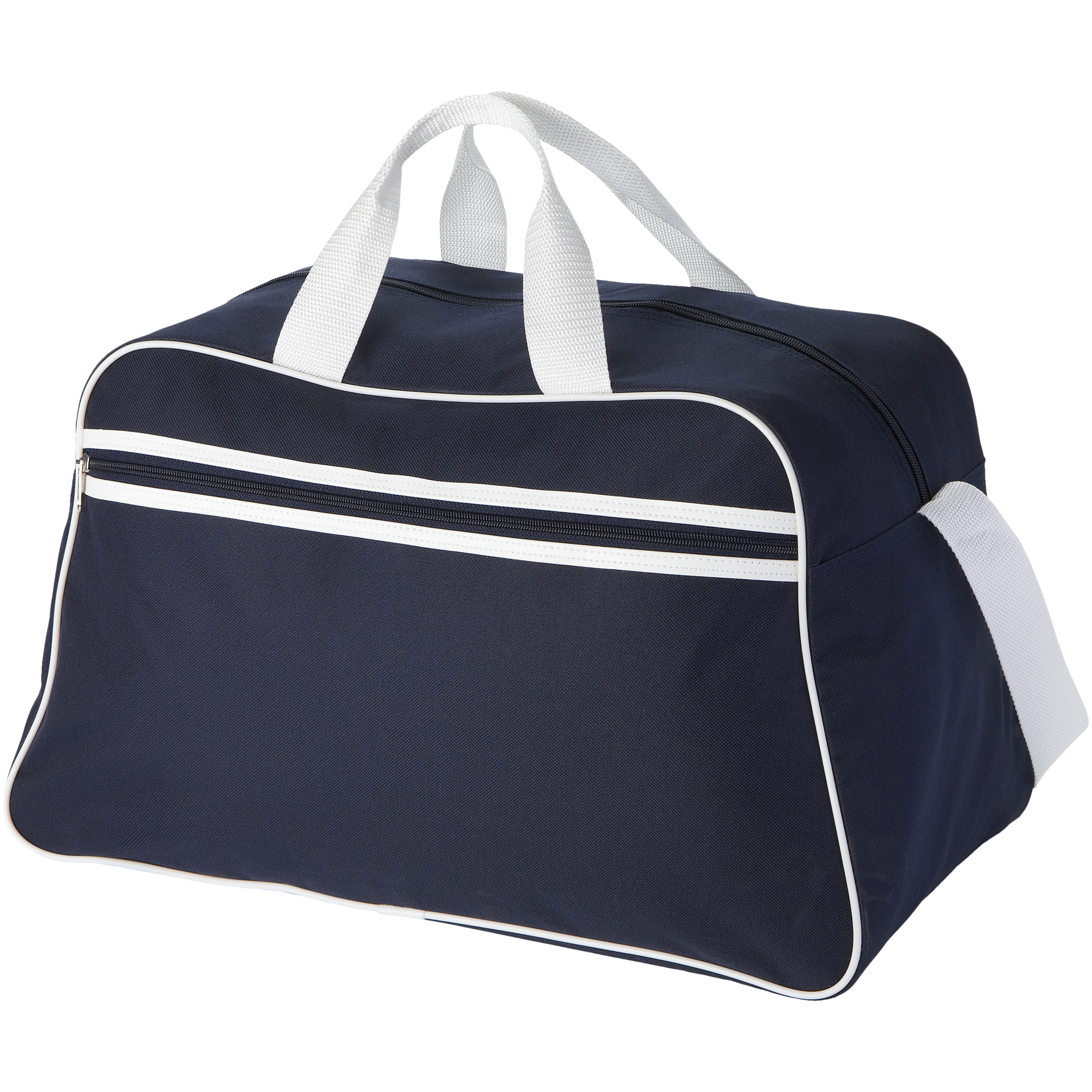 San Jose Sports Bag in navy and white