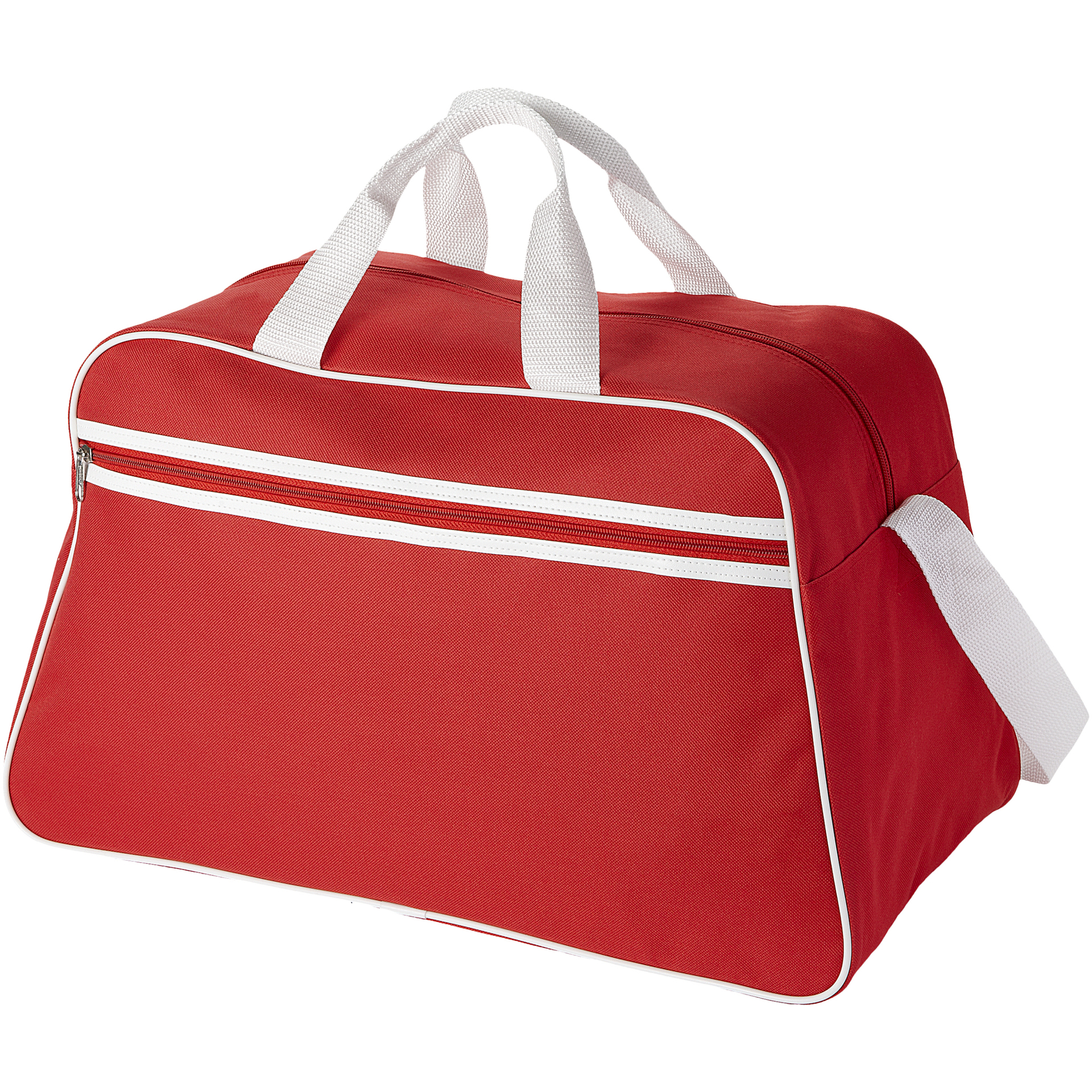 San Jose Sports Bag in red and white