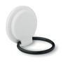 Selfie Ring Phone Gripper and Stand in white with black ring
