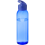 650ml Slimline water bottle in translucent blue