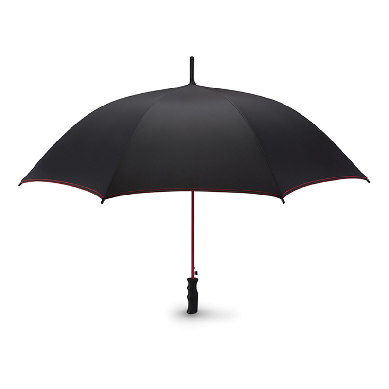 Skye Umbrella in black with purple details