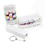 white power bank and packaging