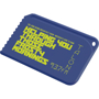 Snap Credit Card Ice Scraper in blue with 1 colour print