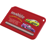 Snap Credit Card Ice Scraper in red with digital print