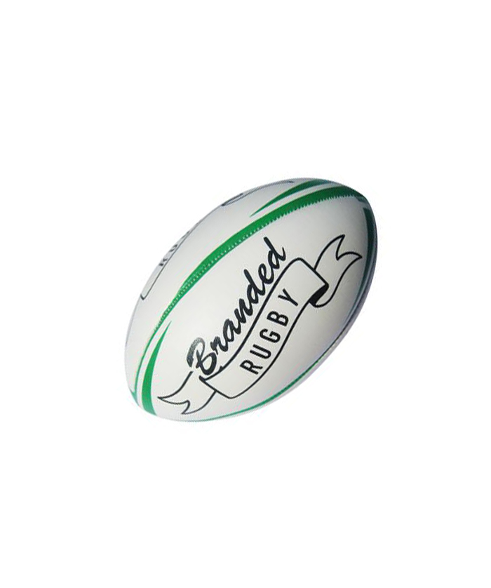 PVC Size 5 Rugby Ball Matt Finish Side View