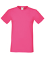 Softspun T in pink with crew neck