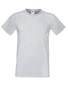 Softspun T in grey with crew neck
