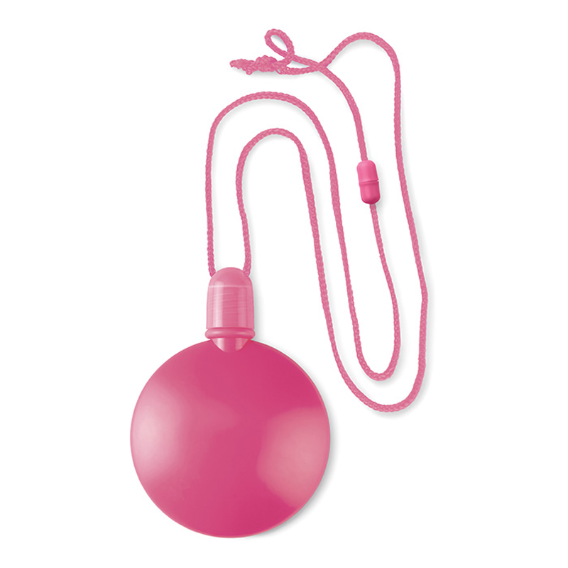 sopla round bubbles on cord pink