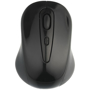 Plain black wireless computer mouse