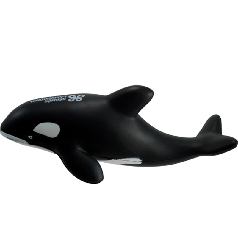 Black and white killer whale stress item