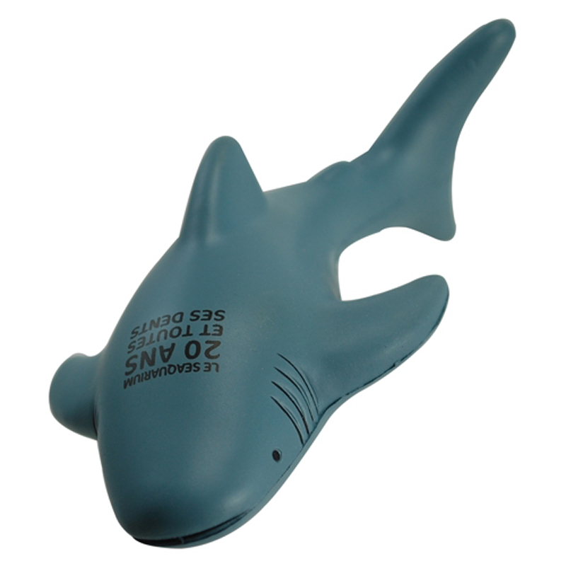 Stress toy in the shape of a shark