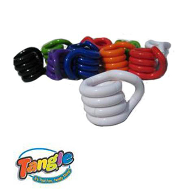 white tangle toy