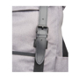 Thomas 16" Laptop Backpack in grey showing black buckle detail