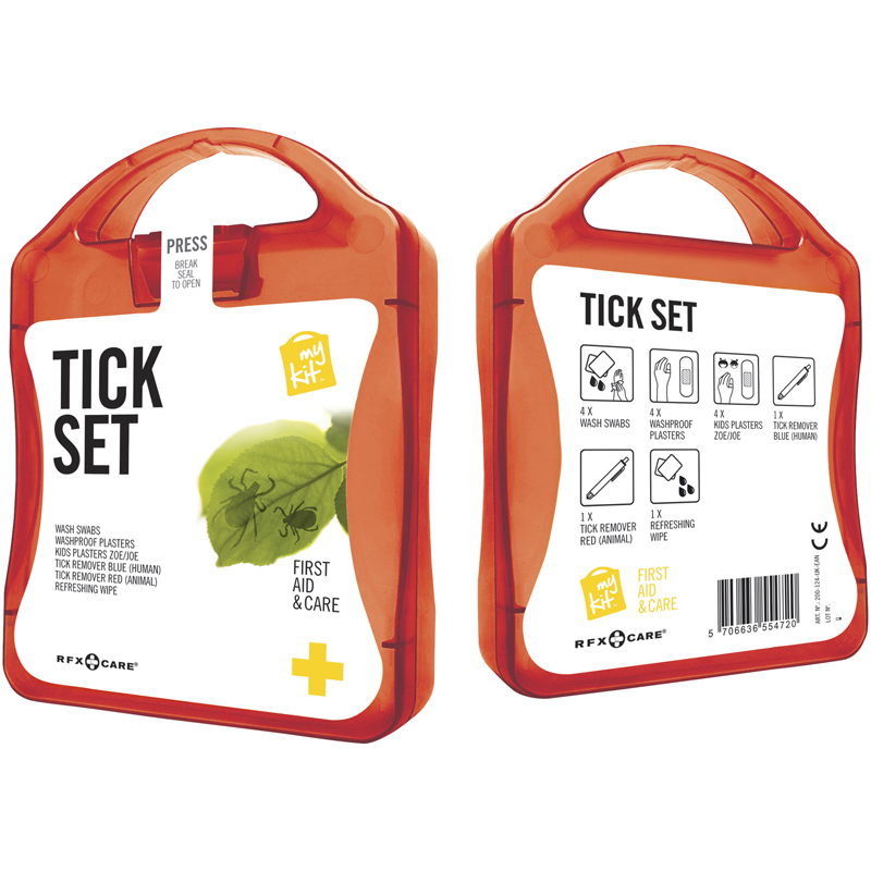red tick first aid kit