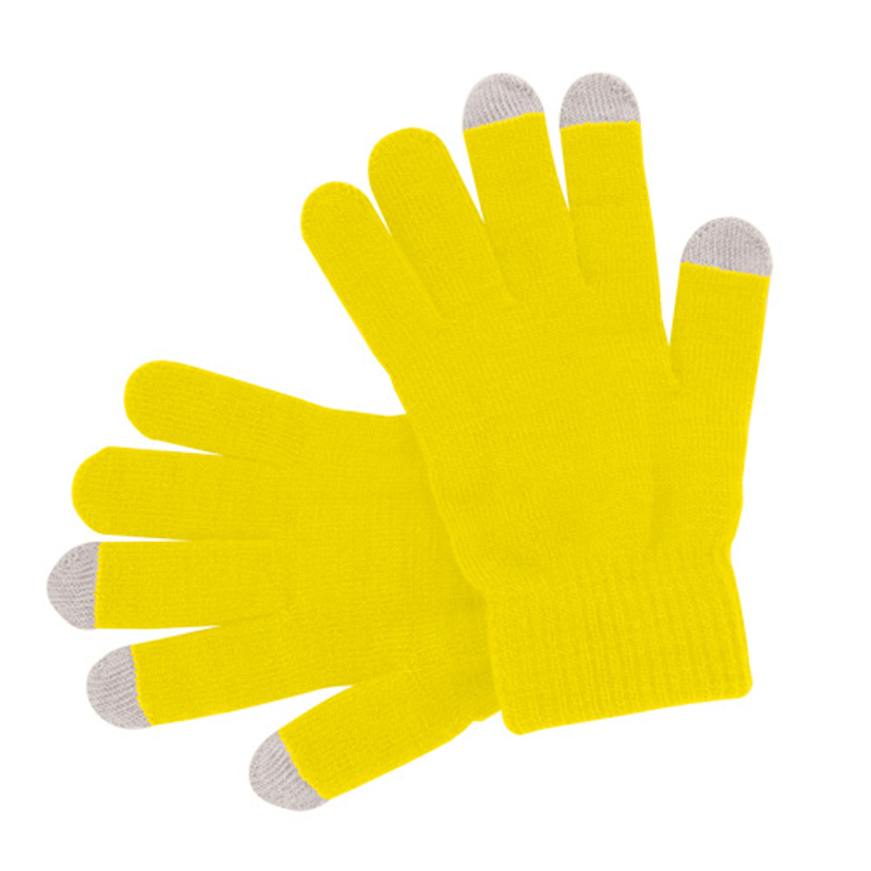 Touch Screen Gloves in yellow