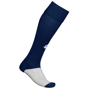 Training Socks in navy and grey with 1 colour print logo