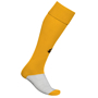 Training Socks in yellow and grey with 1 colour print logo