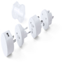 Tribox Travel Adaptor White open