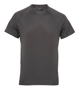 TriDri Panelled Tech Tee in grey with crew neck