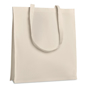 Cotton shopping bag with long handles, plain for personalisation